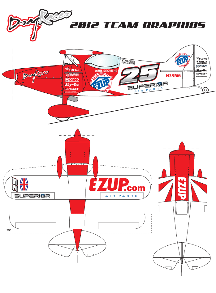 2012 Race Livery – thanks to all of our valued sponsors